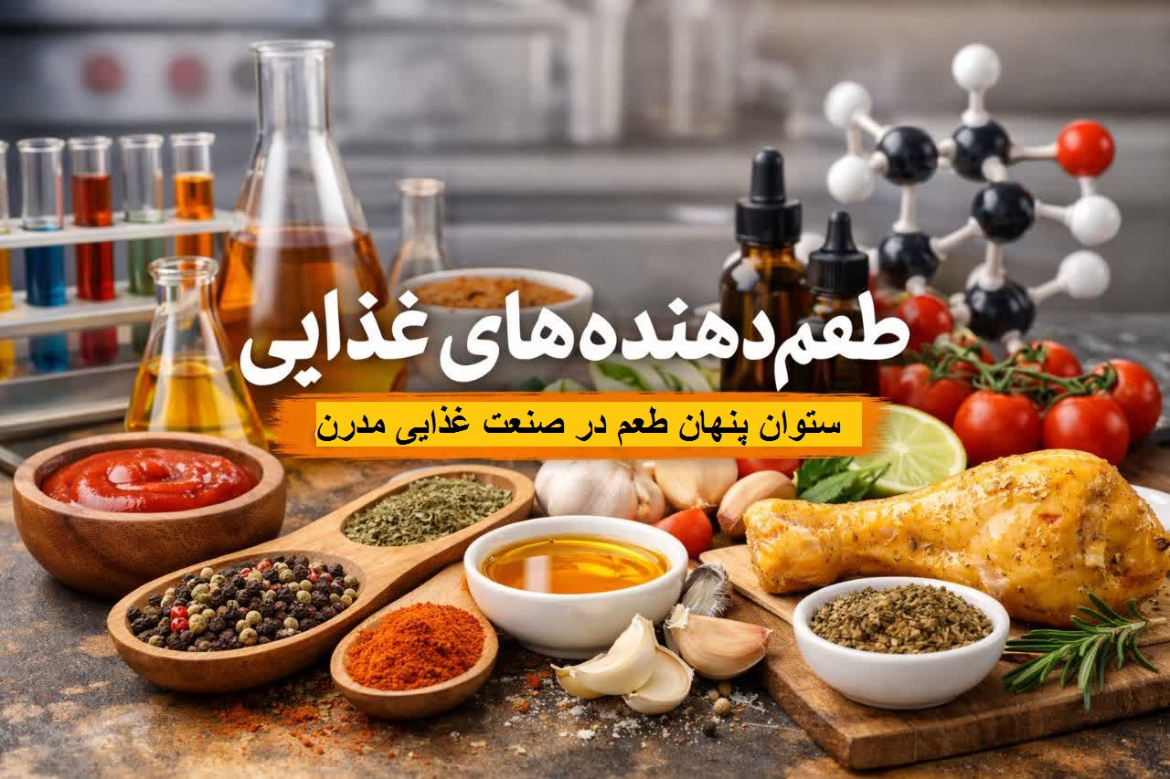 طعم‌دهنده‌های غذایی- نمای مفهومی