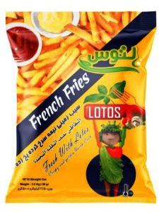 Lotus par-fried frozen French fries